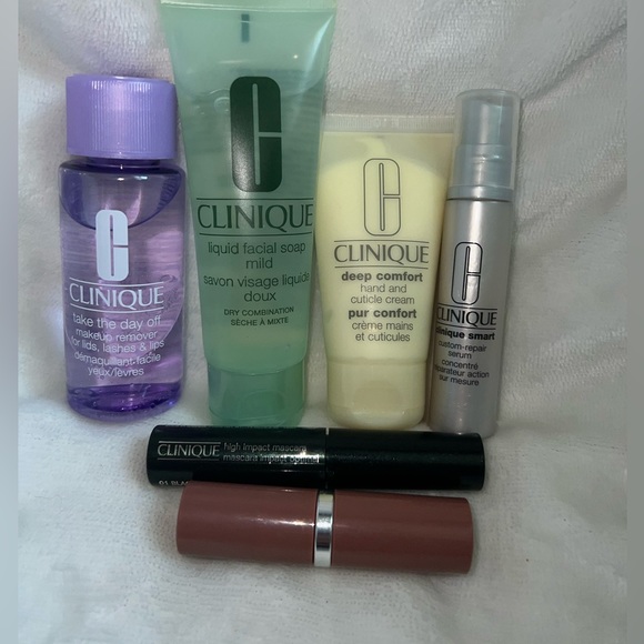 Clinique Makeup Lot of 6 Items Remover Face Cleanser Mascara Serum Lipstick Etc. - Picture 4 of 7